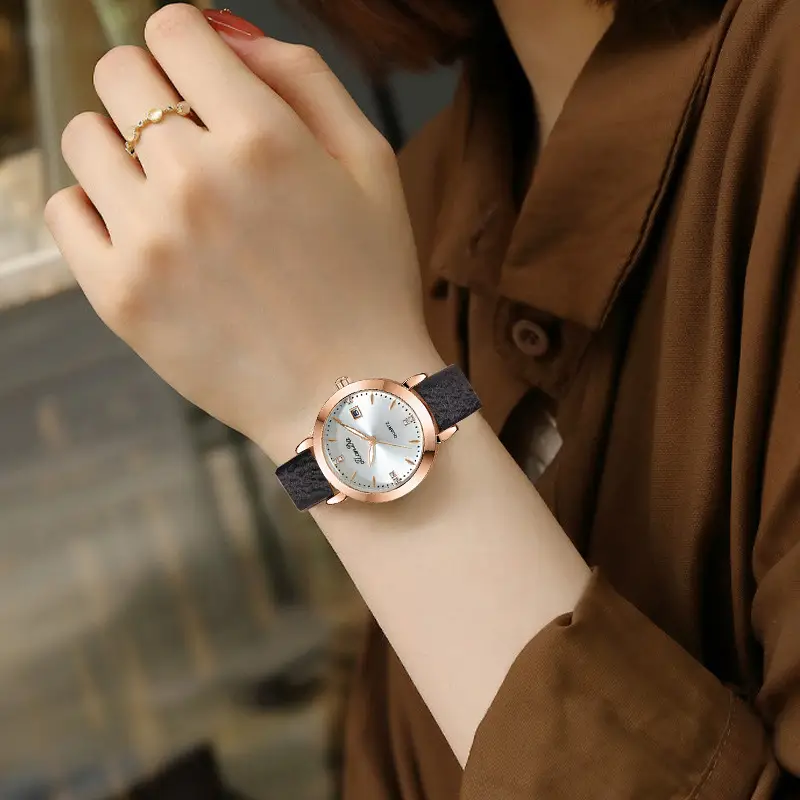 Women's Korean Style Quartz Watch with Calendar - Image 6