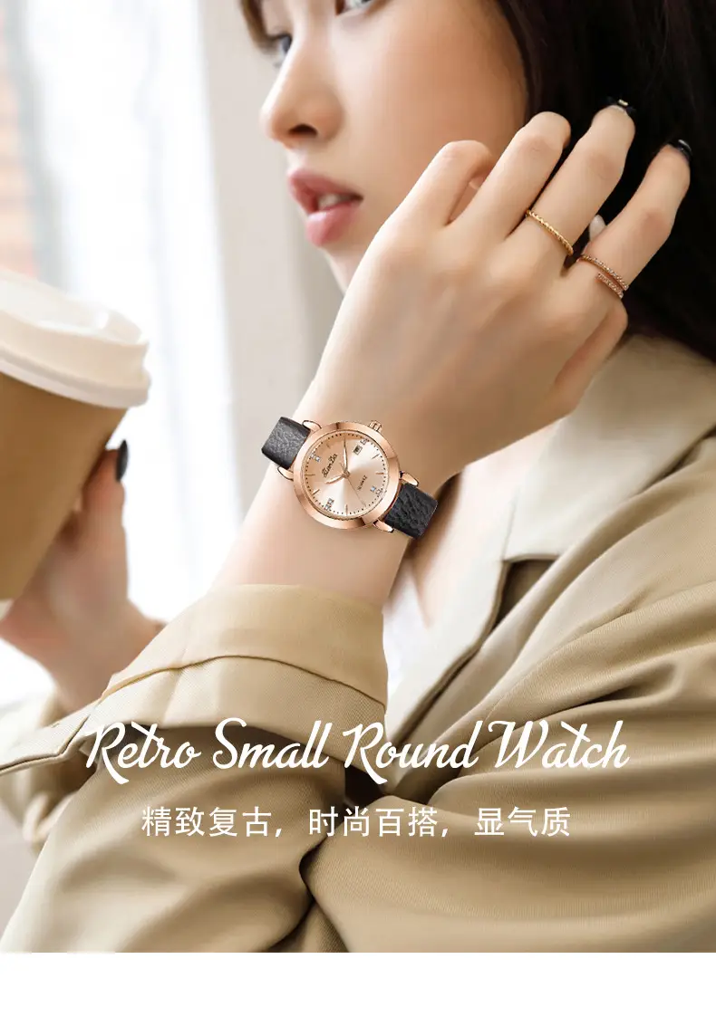Women's Korean Style Quartz Watch with Calendar — feature 1