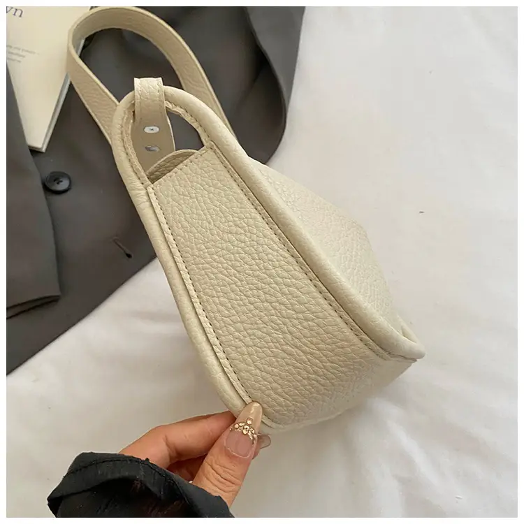 Trendy Yellow Pebbled Shoulder Bag for Women — feature 30