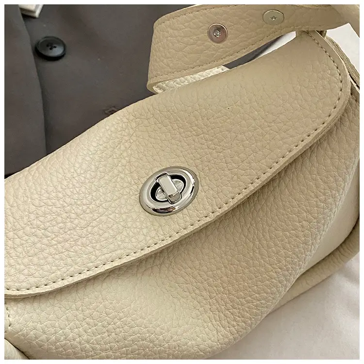 Trendy Yellow Pebbled Shoulder Bag for Women — feature 31