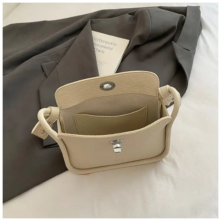 Trendy Yellow Pebbled Shoulder Bag for Women — feature 34