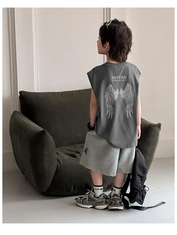 Kids Vests 2026 Summer Sleeveless Pure Cotton Boys — feature 21