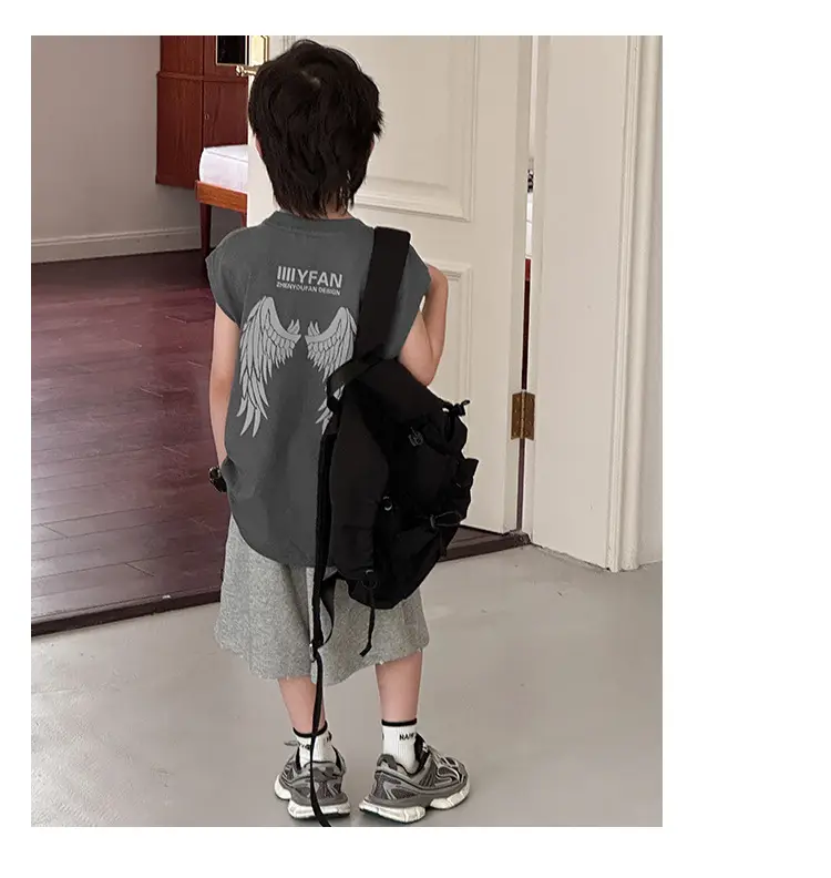 Kids Vests 2026 Summer Sleeveless Pure Cotton Boys — feature 25