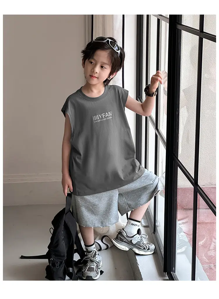 Kids Vests 2026 Summer Sleeveless Pure Cotton Boys — feature 26