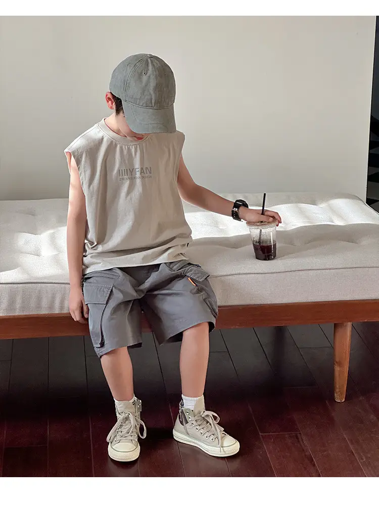 Kids Vests 2026 Summer Sleeveless Pure Cotton Boys — feature 29
