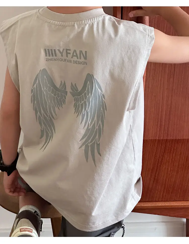 Kids Vests 2026 Summer Sleeveless Pure Cotton Boys — feature 33