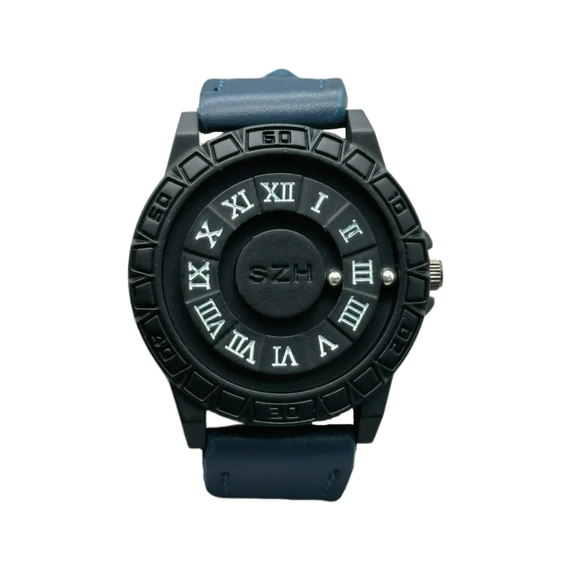 Magnetic Floating Watch Men Black Dial Large Dial - Image 5
