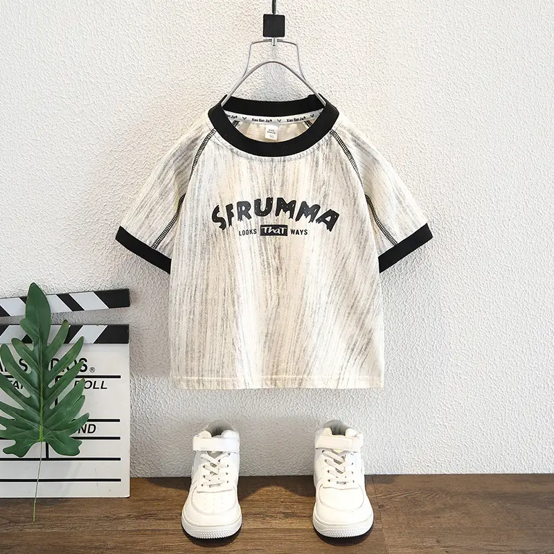 Boys 2025 Thin Cotton T-Shirt Medium Large
