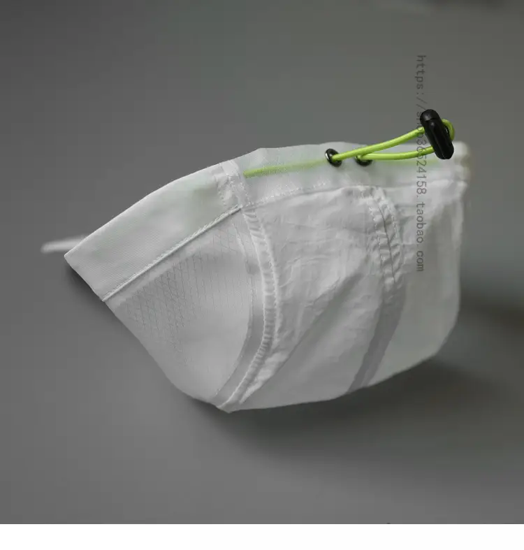 White 5-Panel Camping Hat for Women with Short Brim — feature 3