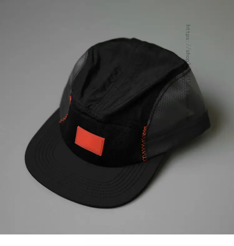 White 5-Panel Camping Hat for Women with Short Brim — feature 5