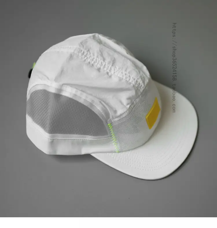 White 5-Panel Camping Hat for Women with Short Brim — feature 8