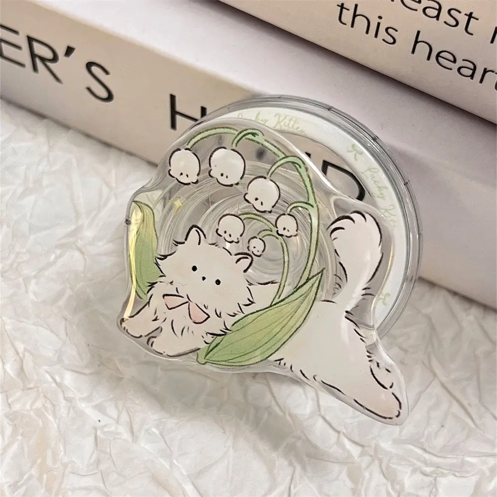 Cute Cartoon Magnetic Phone Holder with Multiple Colors - Image 12