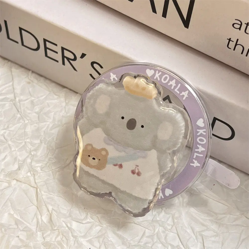 Cute Cartoon Magnetic Phone Holder with Multiple Colors - Image 16