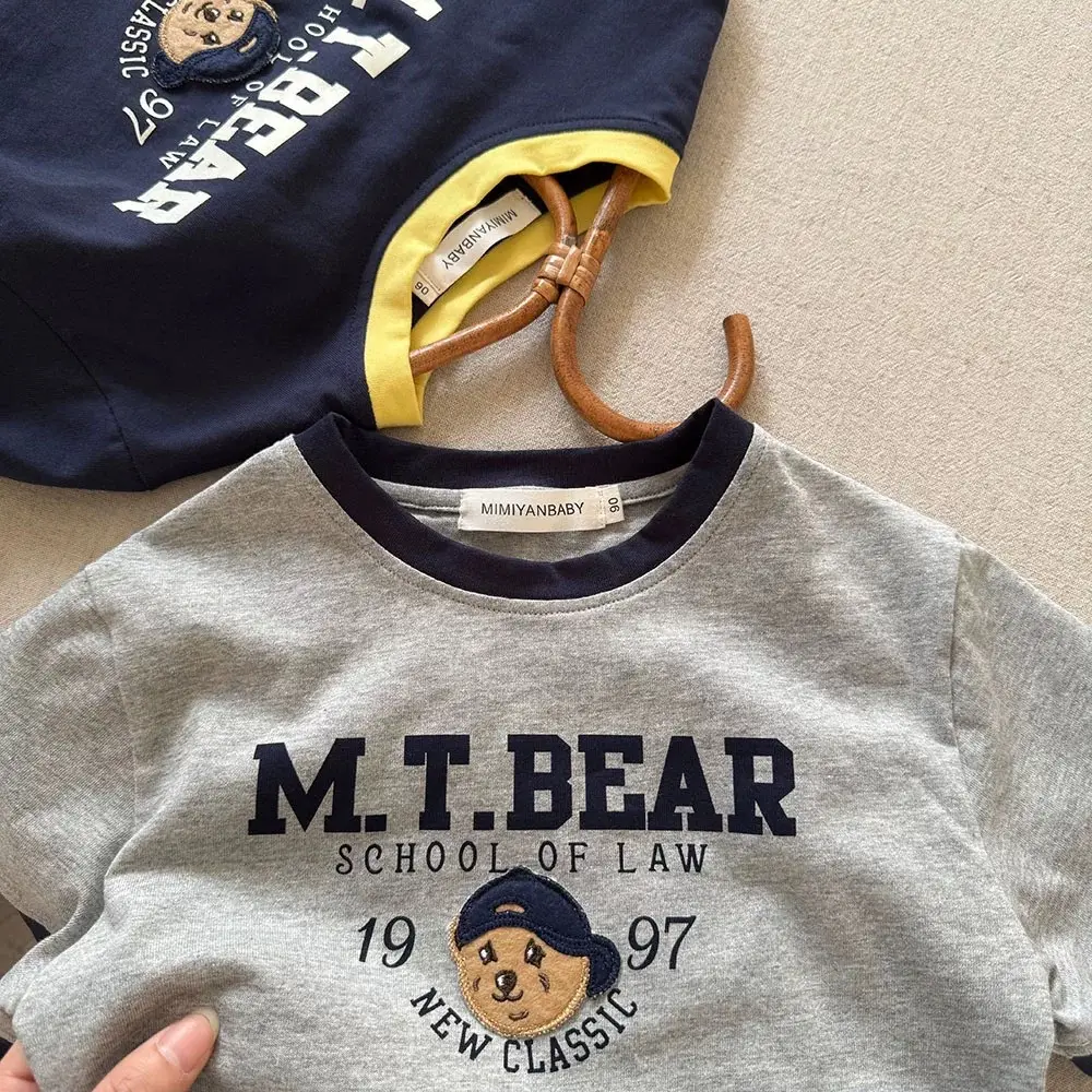 Pure Cotton Japanese Cartoon T-Shirt Boys Girls 2025 Summer