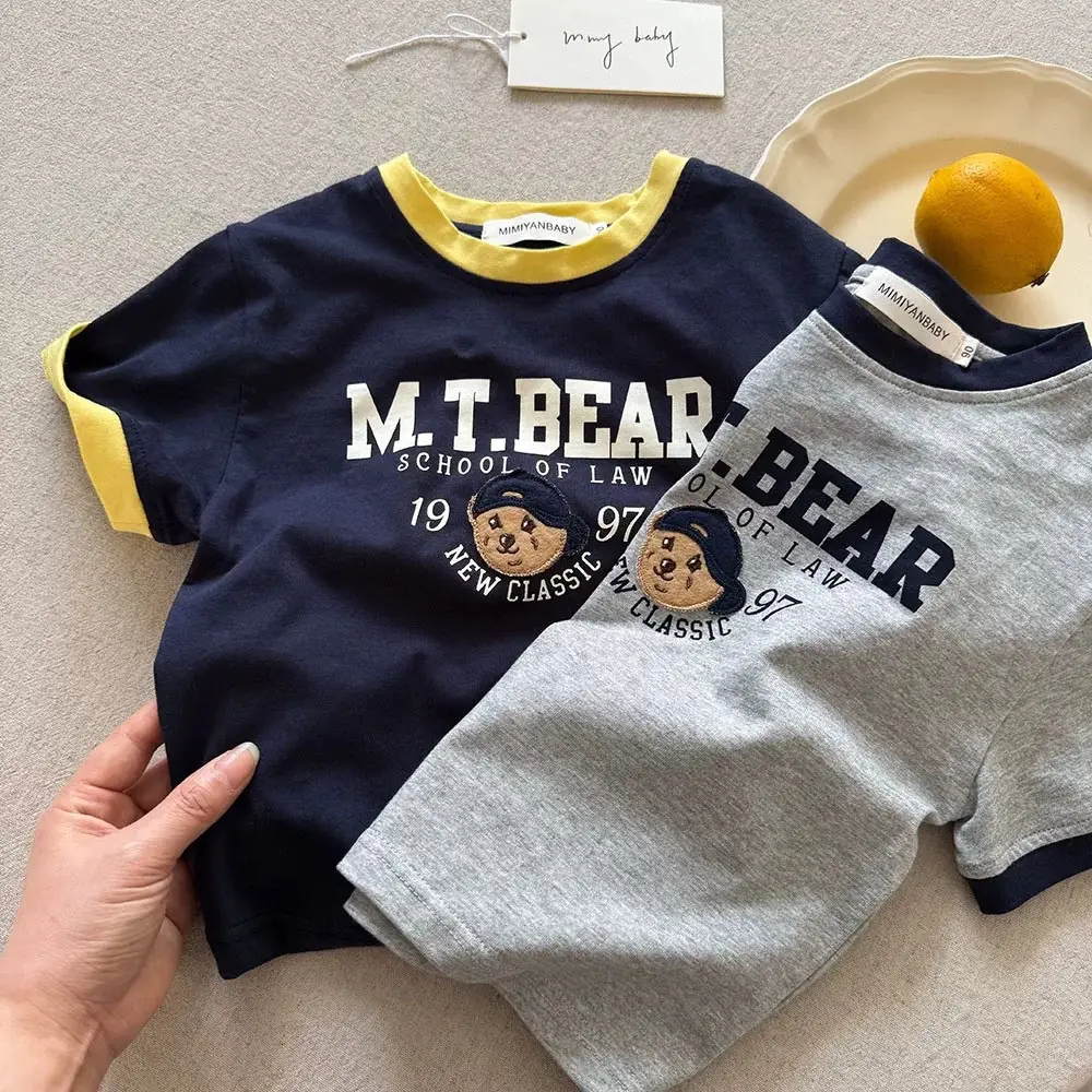 Pure Cotton Japanese Cartoon T-Shirt Boys Girls 2025 Summer