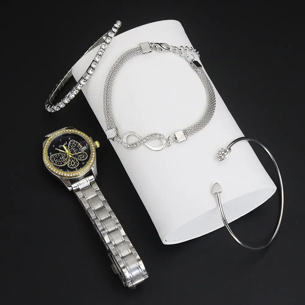 Ladies Watch Set with Diamond Bracelet & Watch — feature 11