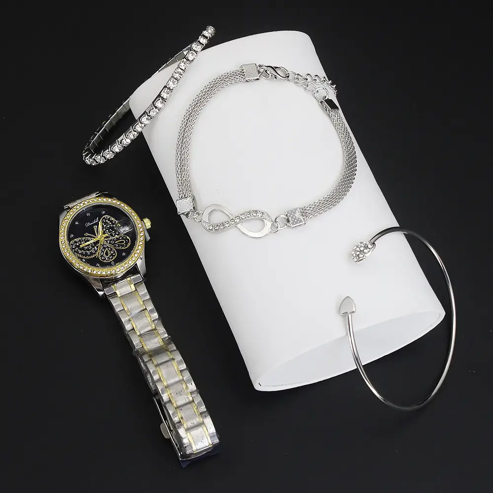 Ladies Watch Set with Diamond Bracelet & Watch — feature 13