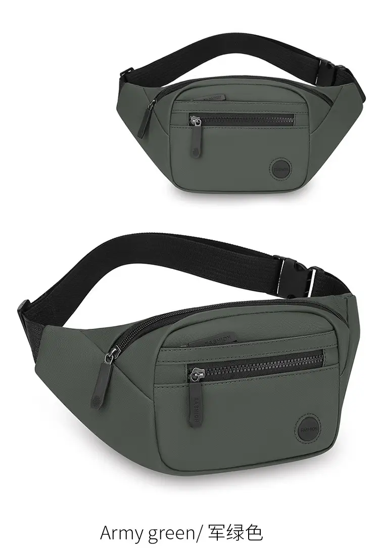Men's Black Crossbody Bag with 4 Colors — feature 10