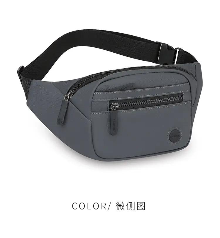 Men's Black Crossbody Bag with 4 Colors — feature 14