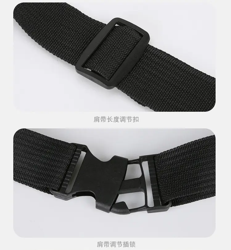 Men's Black Crossbody Bag with 4 Colors — feature 19