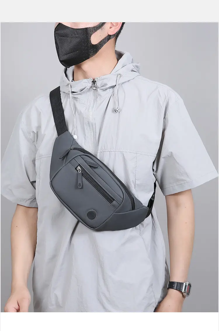 Men's Black Crossbody Bag with 4 Colors — feature 25