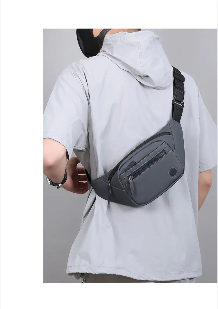 Men's Black Crossbody Bag with 4 Colors — feature 26