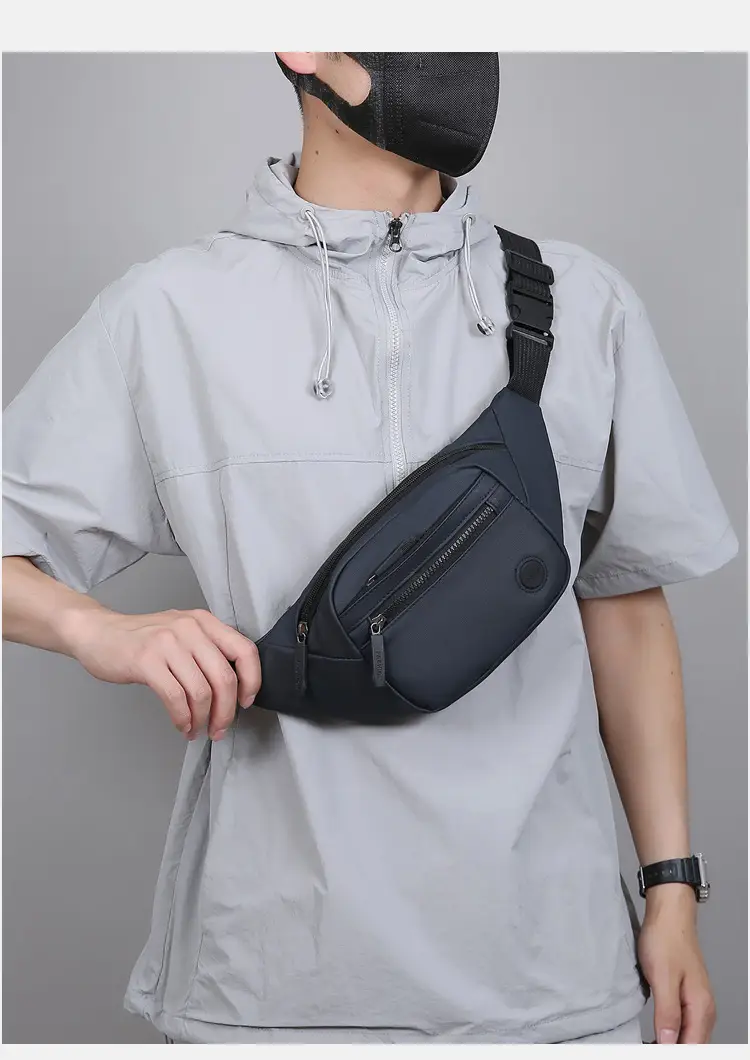 Men's Black Crossbody Bag with 4 Colors — feature 31