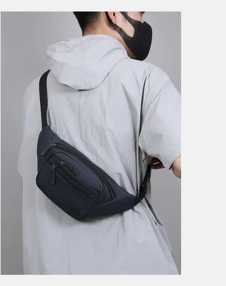 Men's Black Crossbody Bag with 4 Colors — feature 32