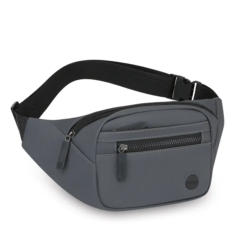 Men's Black Crossbody Bag with 4 Colors