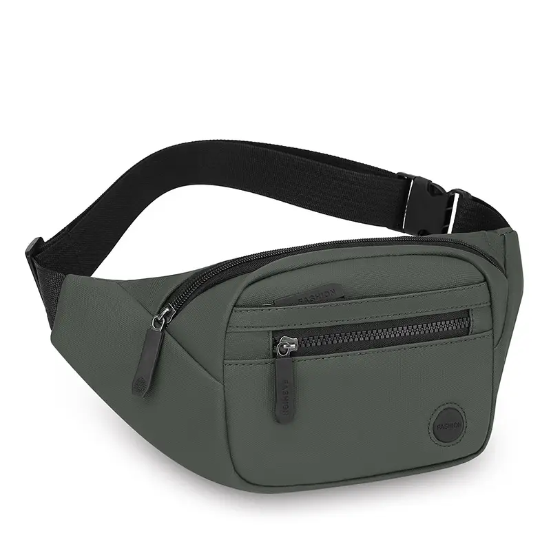 Men's Black Crossbody Bag with 4 Colors