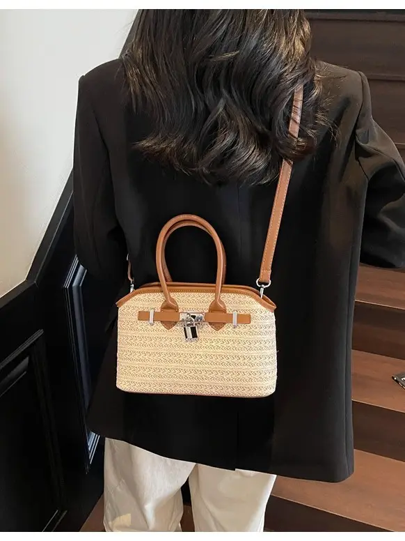 Women Crossbody Straw Bag Spring New Fashion 2026