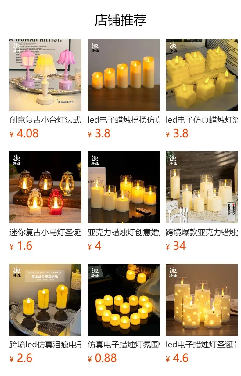 Cross-Border Led Simulated Tear Stain Digital Candle Light Classic Retro Atmosphere Decoration Candlestick Night Light Ornaments — feature 1