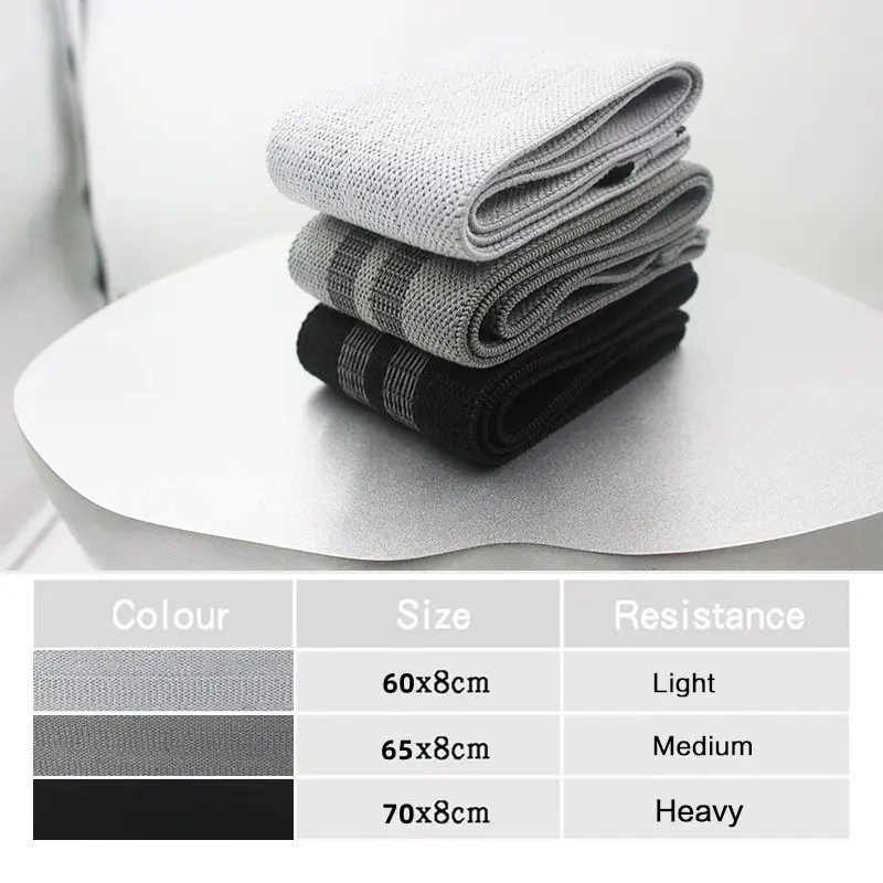 Cross-border new resistance belt squat abuse hip ring fitness elastic hip ring yoga pull ring elastic stretch belt