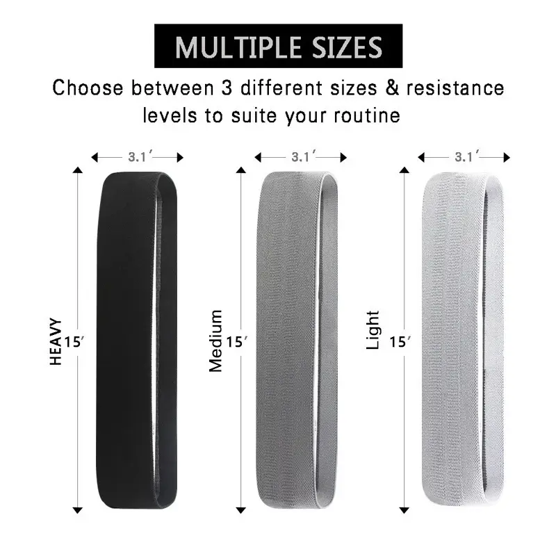Cross-border new resistance belt squat abuse hip ring fitness elastic hip ring yoga pull ring elastic stretch belt — feature 3