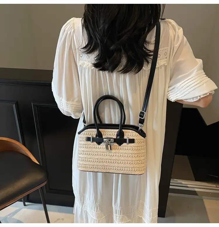Women Straw Crossbody Bag Spring New Fashion — feature 10