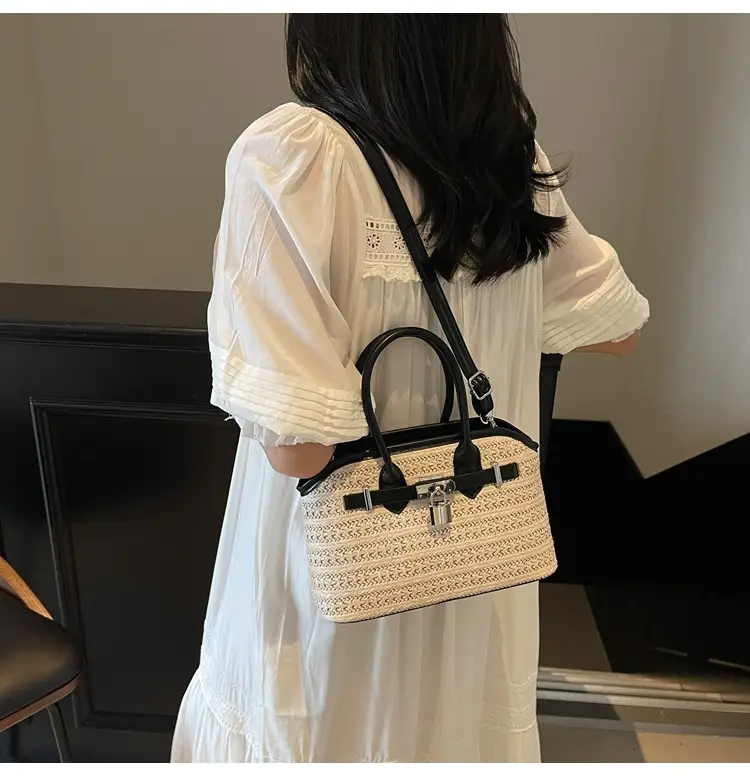 Women Straw Crossbody Bag Spring New Fashion — feature 15