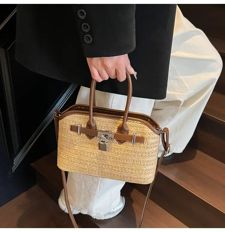 Women Straw Crossbody Bag Spring New Fashion — feature 18