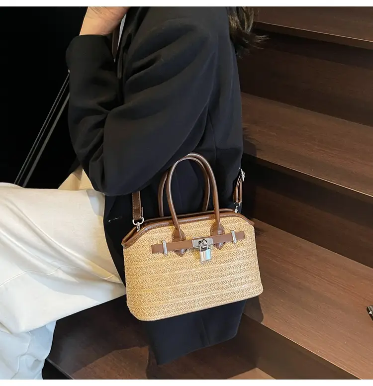 Women Straw Crossbody Bag Spring New Fashion — feature 23