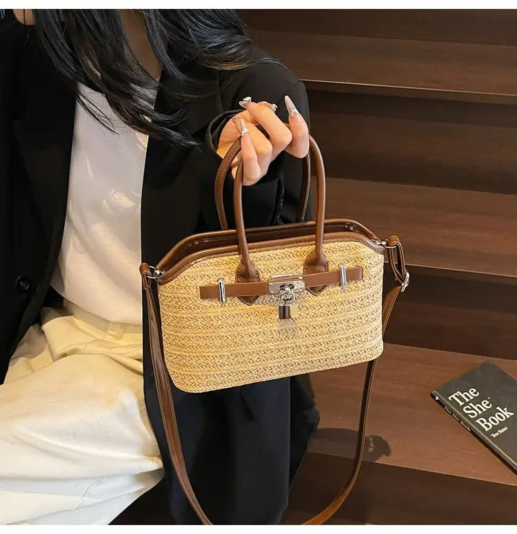 Women Straw Crossbody Bag Spring New Fashion — feature 25