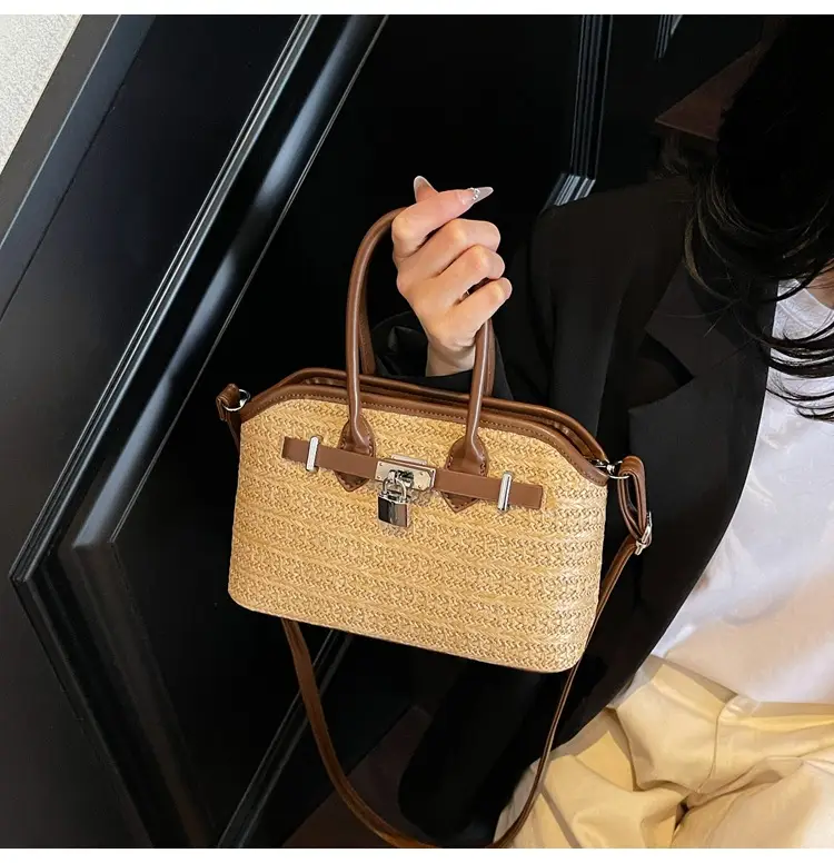 Women Straw Crossbody Bag Spring New Fashion — feature 26