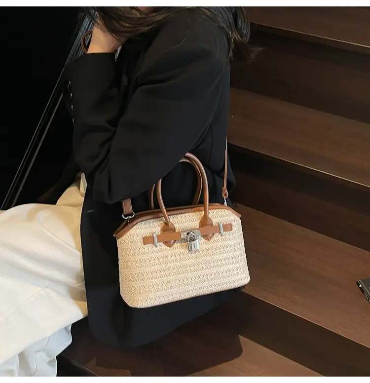 Women Straw Crossbody Bag Spring New Fashion — feature 29
