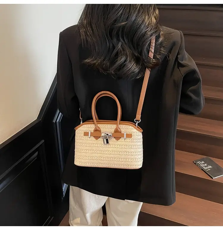 Women Straw Crossbody Bag Spring New Fashion — feature 31