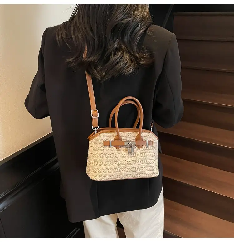 Women Straw Crossbody Bag Spring New Fashion — feature 33
