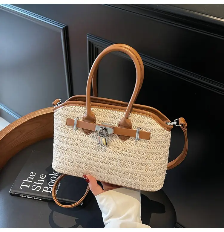 Women Straw Crossbody Bag Spring New Fashion — feature 37