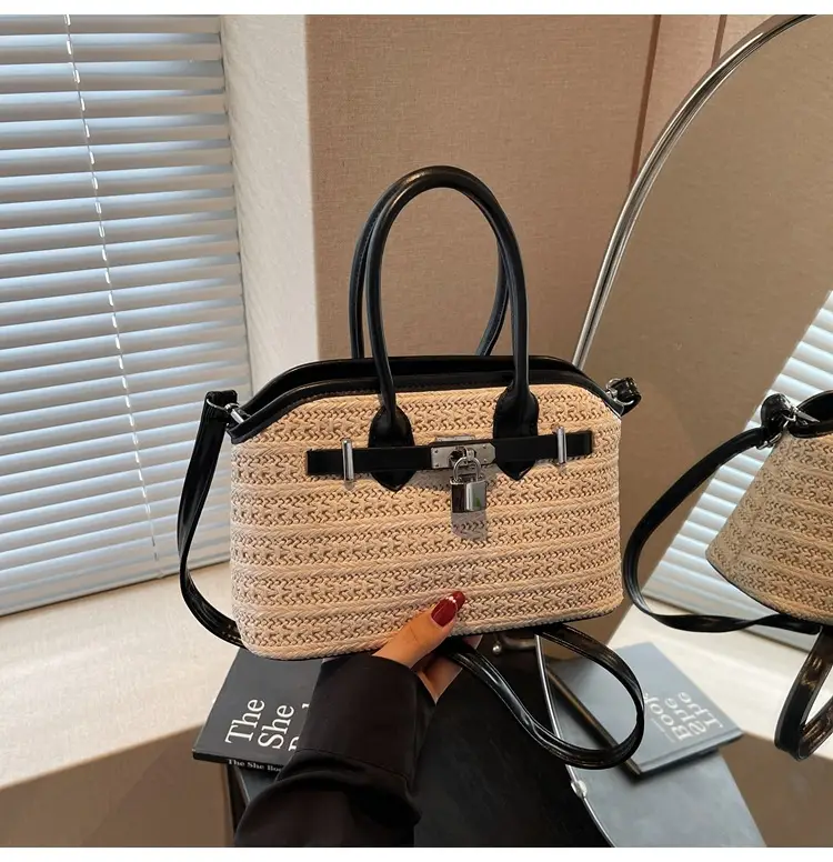 Women Straw Crossbody Bag Spring New Fashion — feature 41