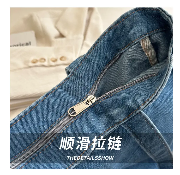 Women Denim Canvas Large Shoulder Bag Japanese Style — feature 6