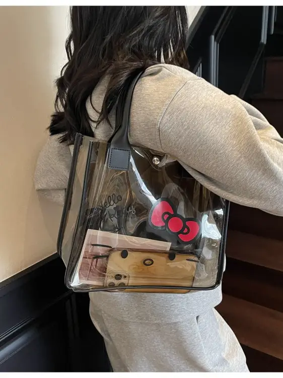 Transparent Shoulder Bag for Women Luxury Travel Accessory - Image 6