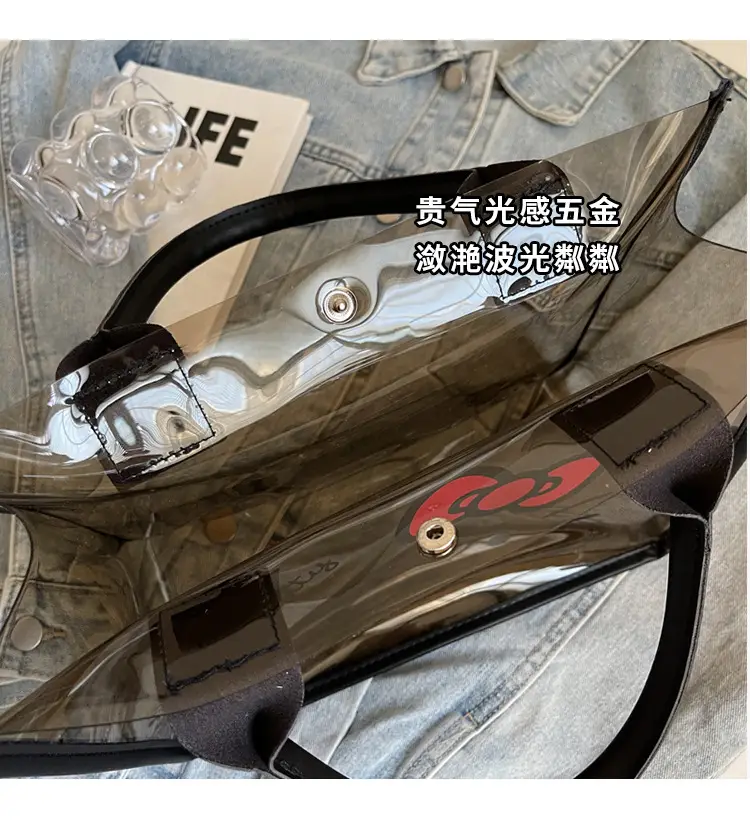Transparent Shoulder Bag for Women Luxury Travel Accessory — feature 3