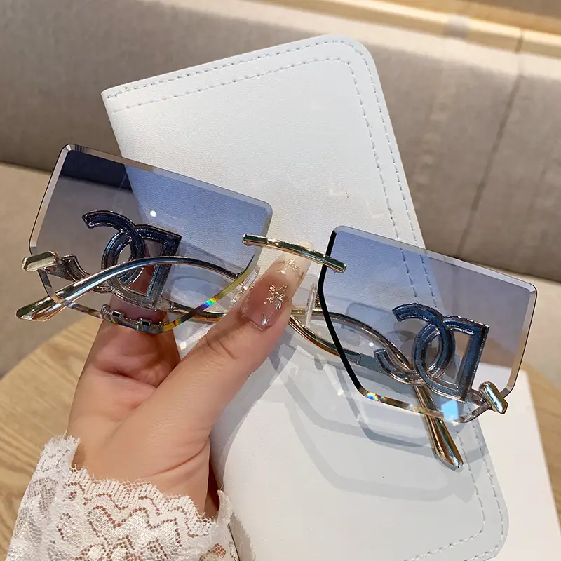 Women Square Frame Sunglasses Anti-UV European American - Image 10