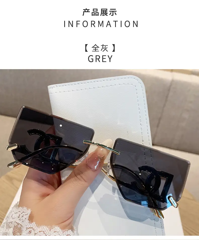 Women Square Frame Sunglasses Anti-UV European American — feature 11